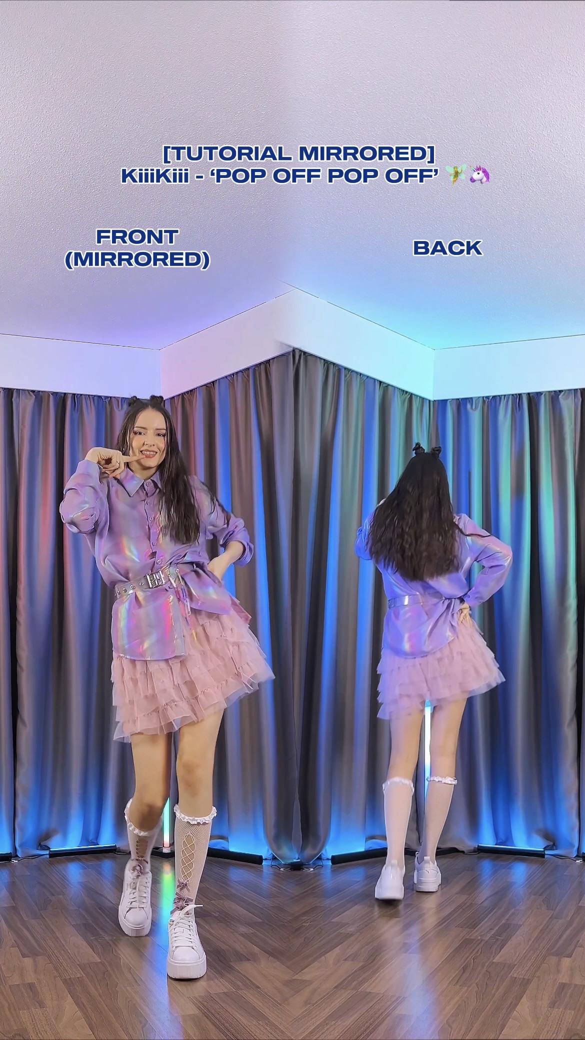 KiiiKiii - 'Pop Off Pop Off' Mirrored Dance Tutorial